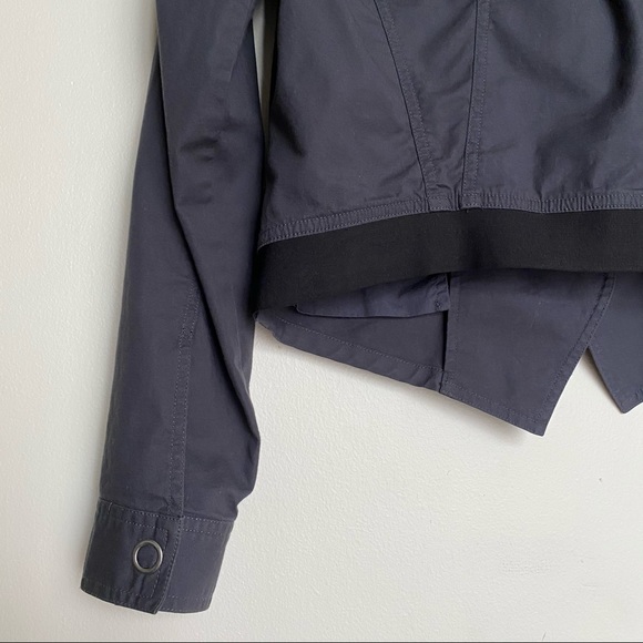 CAbi #3023 Twilight Moto Zip Up Gray Jacket M - Picture 4 of 8